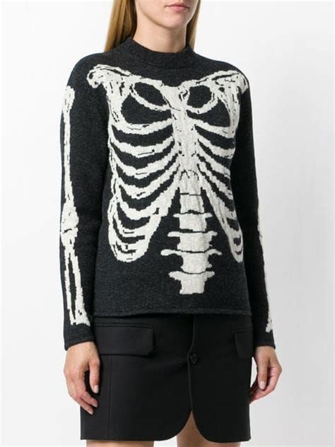 ysl sweater womens|saint laurent skeleton sweater.